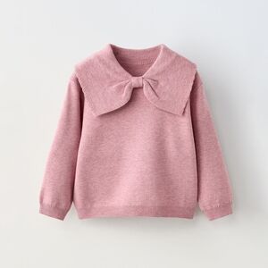 Zara TIED KNIT SWEATER girls 3t